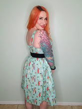 Load image into Gallery viewer, Sylvia Dress in Atomic Cats
