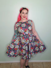 Load image into Gallery viewer, Audrey Dress in Holiday Floral
