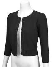 Load image into Gallery viewer, Knitted Cardigan in Black
