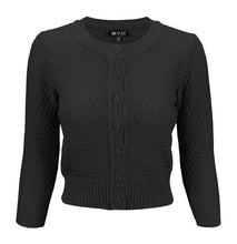 Load image into Gallery viewer, Knitted Cardigan in Black
