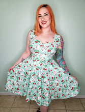 Load image into Gallery viewer, Catherine Dress in Mint Cherry
