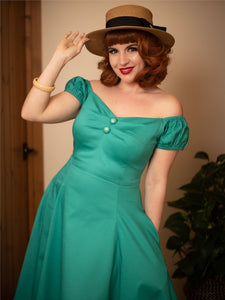 Dolores Doll Dress in Teal