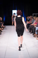 Load image into Gallery viewer, Elle Dress in Black Brocade - Vivacious Vixen Apparel
