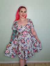 Load image into Gallery viewer, Casey Dress in Blue Vintage Floral

