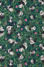 Load image into Gallery viewer, Amanda Panda &amp; Bamboo Forest Print Swing Dress
