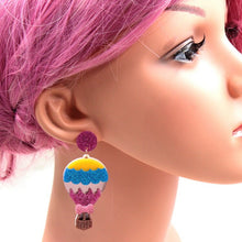Load image into Gallery viewer, Hot Air Balloon Earrings
