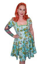 Load image into Gallery viewer, Kirby Dress in Lime Print - Vivacious Vixen Apparel
