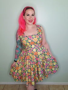 Josie Dress in Citrus Print