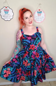 Sienna Dress in Tropical Lily
