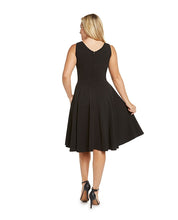Load image into Gallery viewer, Black V-Neck Dress
