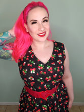 Load image into Gallery viewer, Tanya Dress in Strawberry Dot

