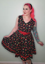 Load image into Gallery viewer, Tanya Dress in Strawberry Dot
