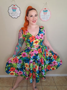 Tiffany Dress in Tropical Floral
