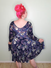 Load image into Gallery viewer, Edith Dress in Blue Peony
